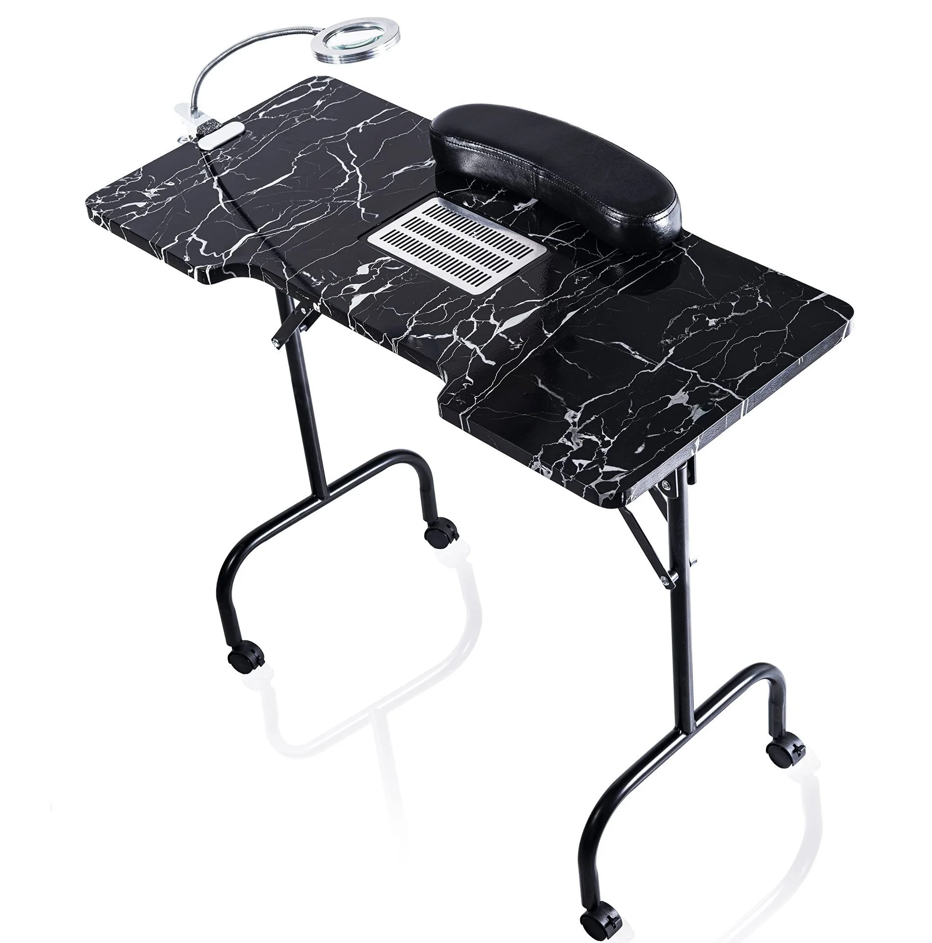 Wholesale Manicure Tables with Modern Light Features and Stylish Nail Desks for Professional Salons