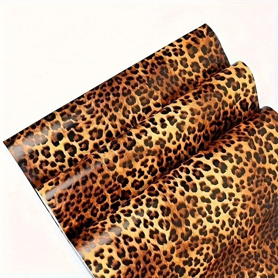 Trendy Leopard Spot Wall Stickers Self Adhesive High-End Living Room Bedroom Wallpaper Closet Furniture Rvation Stickers
