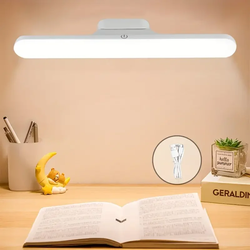 1pc Wireless Mirror Front Light, LED Makeup Fill Light Table Lamp, Rechargeable Toilet Dressing Dressing Cabinet Free Punching