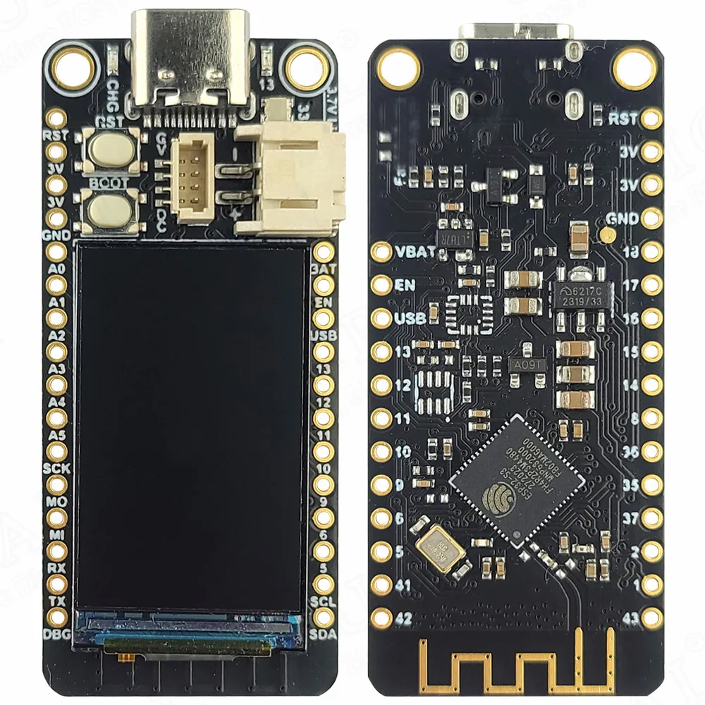 ESP32-S3 Development Board with PH2.02P Power Port USB Type-C 1.14 Inch TFT Display for Arduino MCU Module ESP32 S3