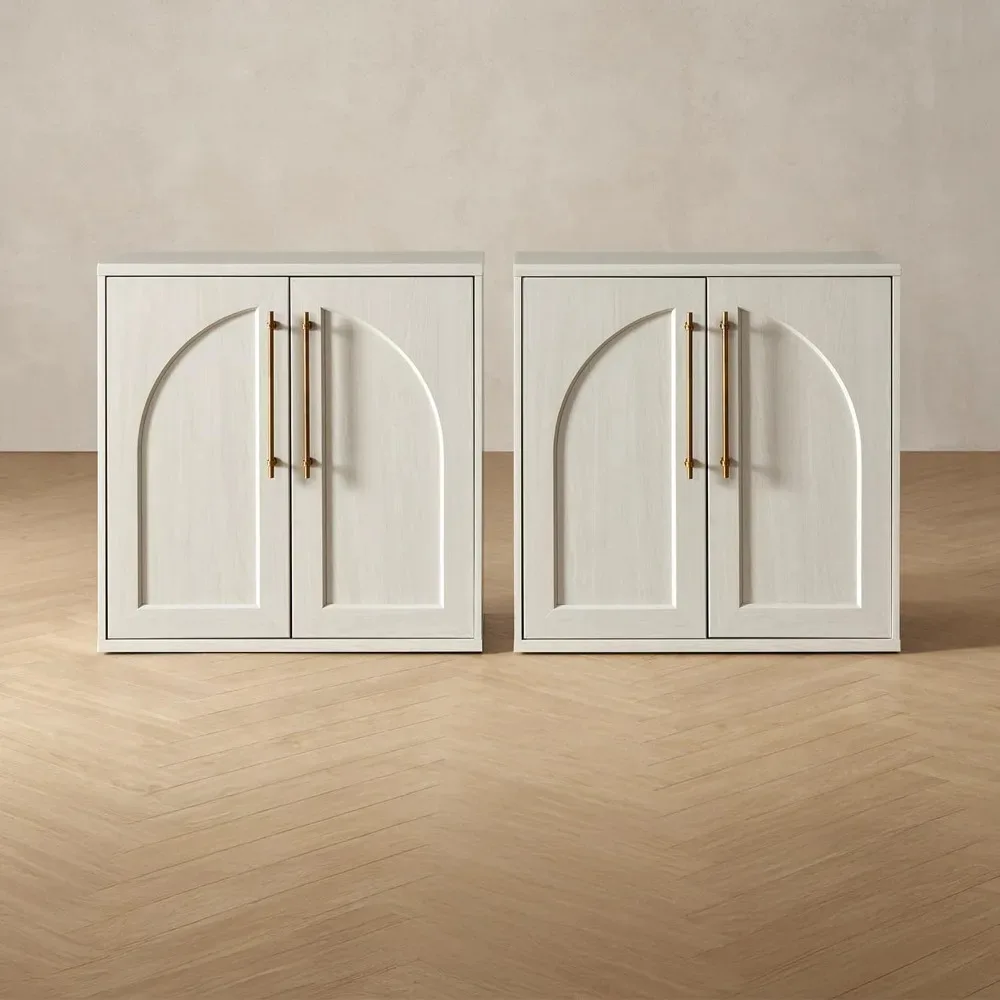 

Small Modular Accent Display Sideboard Buffet Storage Cabinet Media Console Credenza for Kitchen Coffee Bar Pantry Living