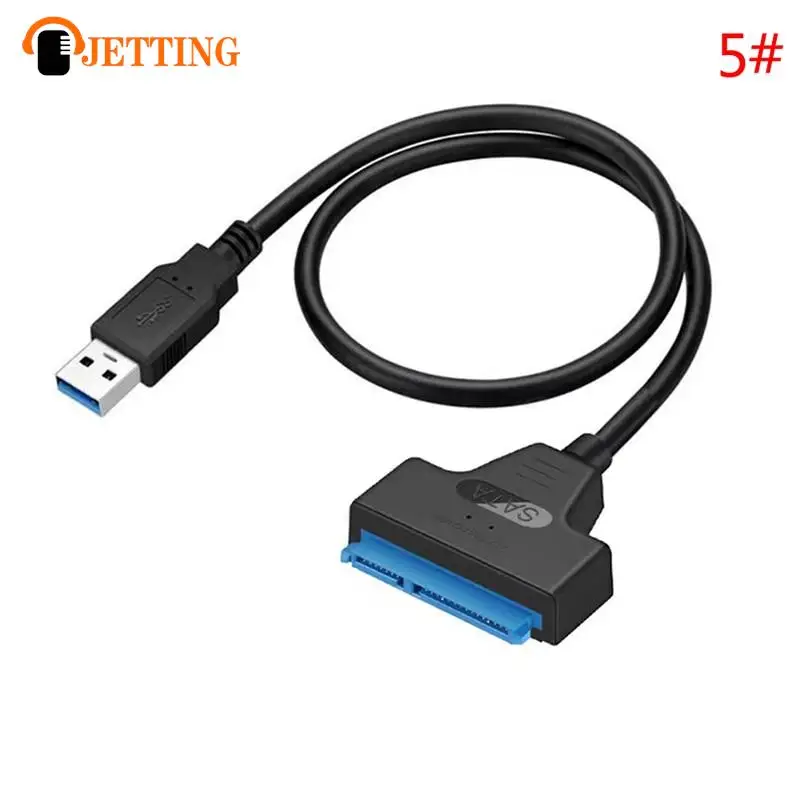 7+ 15 22 Pin SATA 3 Cable 2.5 HDD/SSD USB Adapter 5Gbps High-Speed Transmit External Hard Disk Converter Fit for Windows 7/10