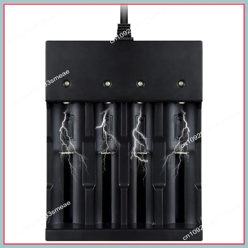 N94R 4Bay Smart 18650 Battery Charger,Universal Charger For 3.7Volt Li- Flashlights Headlight 18650 Rechargeable Batteries