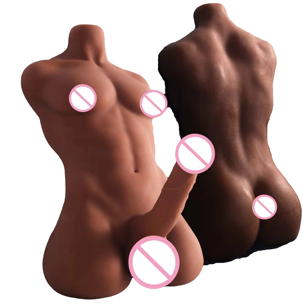 Huge Penis Body Sex Doll Men's Torso Strong Muscle Dolls Female Masturbator Dildo Gay Anal Sex Toys for Women Man 18 Shop