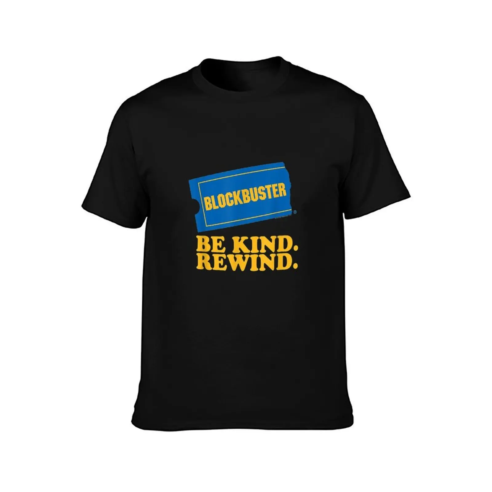 Blockbuster Be Kind Rewind T-Shirt Stylish Graphic Short Sleeve Top