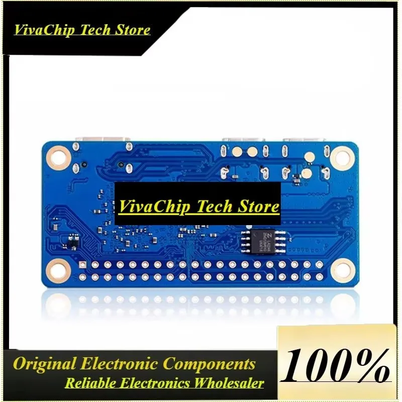 VoFSFor Orange Pi Zero 2W Development Board 4G RAM+Heat Sink DDR4 Mini PC Allwinner H618 Wifi5 Bluetooth5.0 Support 4K 60FPS Du
