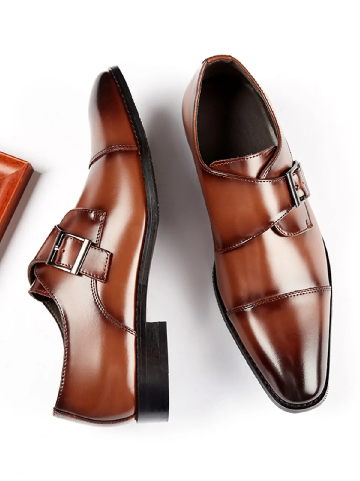 New 2026 Youth Office  Shoes High End Business Casual Formal Men's Leather Pointed Toe British Style Trending Breathable...