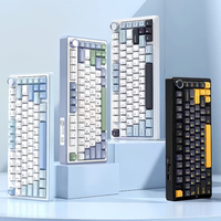 AULA F75 Mechanical Keyboard 2.4G RGB PBT 75% Layout OEM Profile Wireless/Bluetooth Wired Gasket Customized Pc Gaming Keyboard