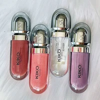 Kiko Original Gloss à lèvres effet miroir 3D, waterproof, longue tenue et anti-transfert, couleur douce couleur pâte de haricot, rouge brillant fin et charmant 4