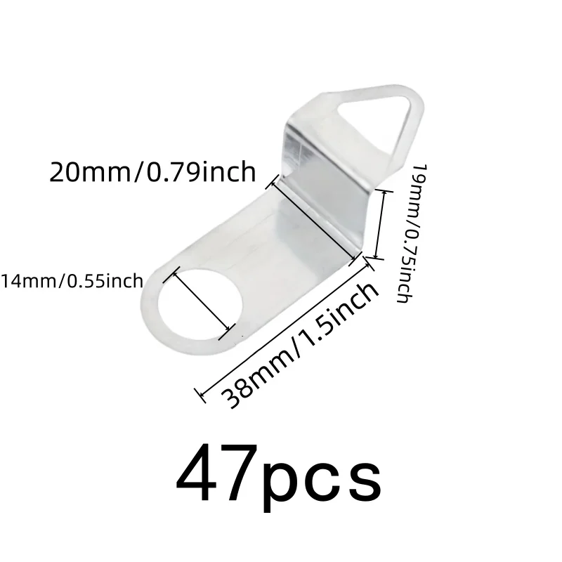 47 pcs Clock Movement Hooks, Easy Screw Installation, Quartz Clock Installation Clock Repair Replacement