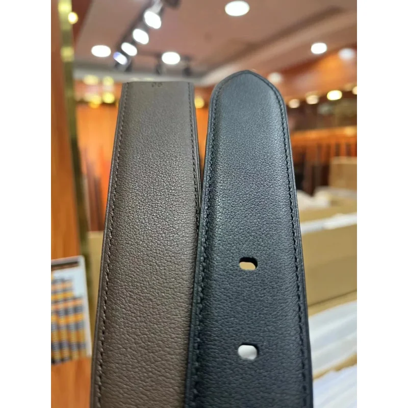 

Роскошный ремень 3,5 см — двусторонний ремень из натуральной кожи, без пряжки, модный сменный ремень с отверстиями