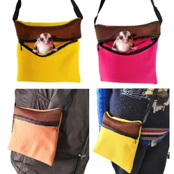 Outgoing Sleeping Bag Small Animal Carriers Rats Hamster Carrier Bag Travel Carry Pouch Breathable Handbag for Sugar Glider