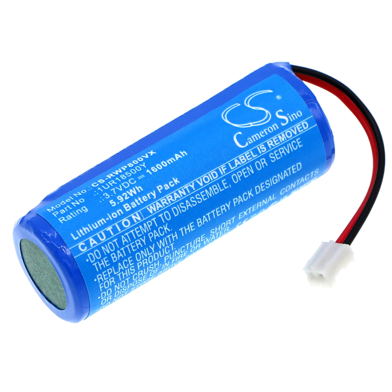 

3.7V 1600mAh Battery 1UR18500Y for Rowenta EP8002 EP8012 EP8020 EP8021 EP8030 EP8050 EP8060 EP8061 EP8070 EP8080 EP8090 EP9470