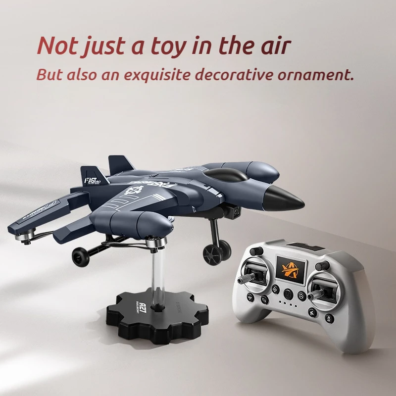 A27 Fighter Jet RC Plane Brushless Motor Fixed Wing Drone for Aerial Photography Professional RC Aircraft Model Kids Outdoor Toy