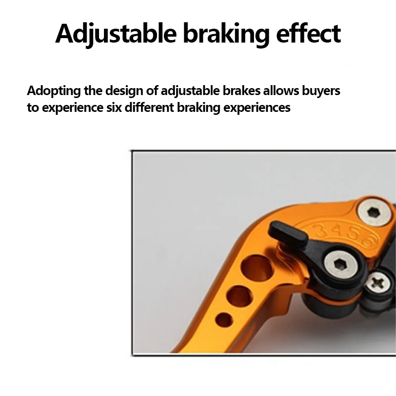 Motorcycle Disc Brake Modification Handbrake Handle Drum Lever Adjustable Brakes Universal  Aluminum Alloy Motorbike Modified