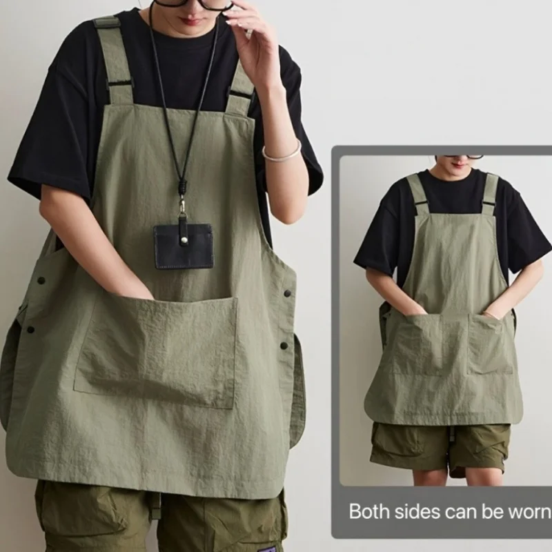 1 Stück Arbeitsschürze, wasserdichte Schürze für Männer und Frauen, für Küche, Heimgebrauch, Arbeitskleidung für Cafés