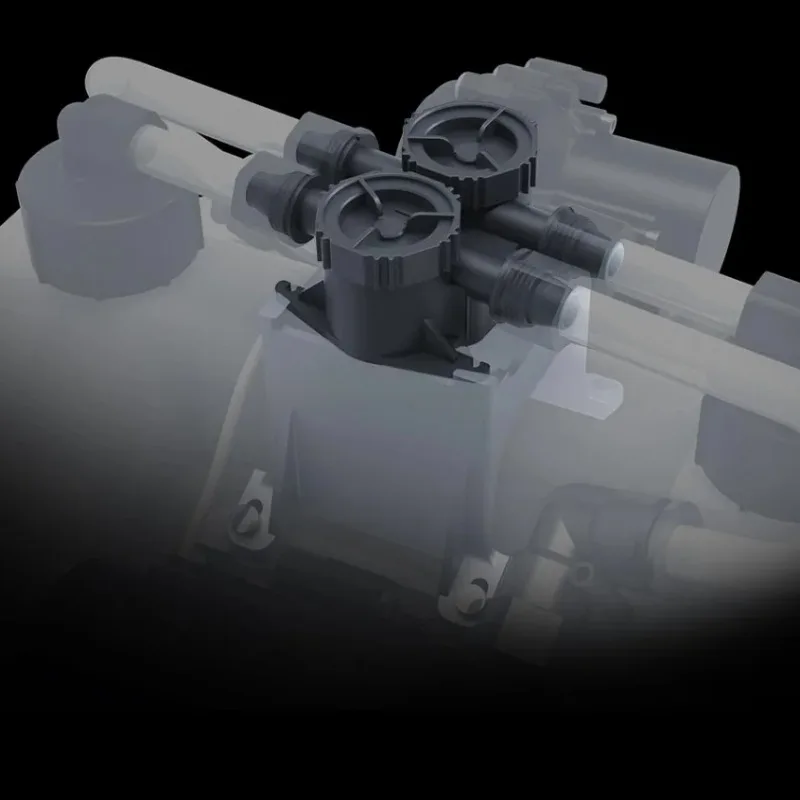60L/MIN 大流量インペラ二重管液体測定メーターセンサータービン VK V9 JIYI K3A K++ V2 農業