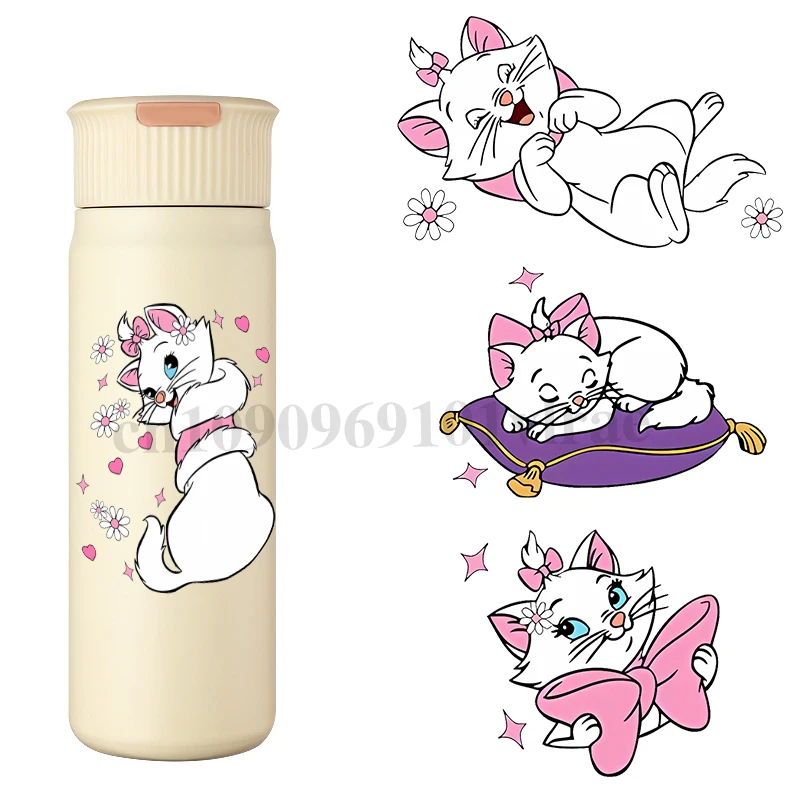 

The Aristocats Marie Cat UV DTF Sticker for Thermo Water Bottle Glass Cup Transfer Decal Sticker Custom Labels DIY Selfadhesive