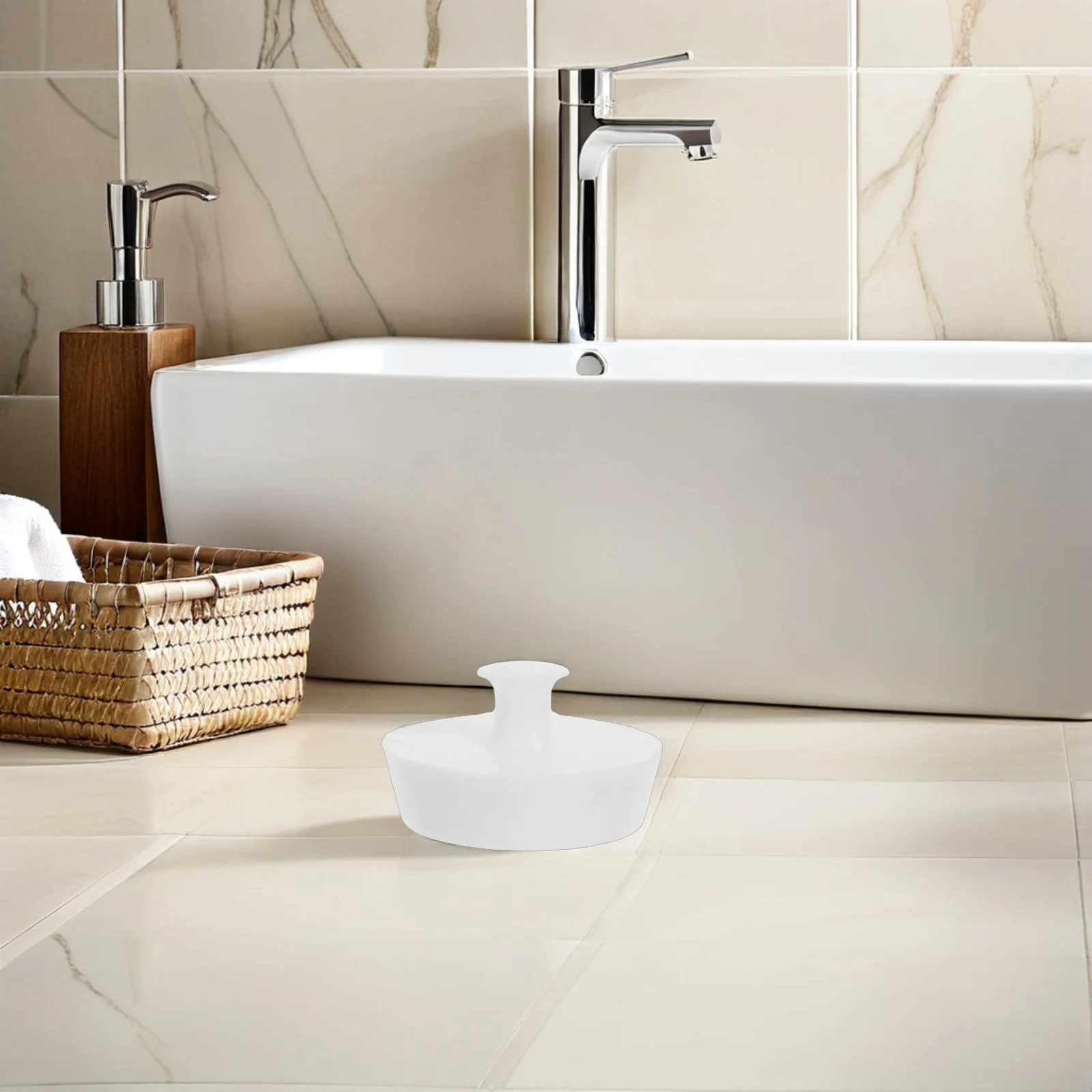 

6pcs Silicone Bathtub Stopper Set Leakproof Drain Plug For Bathtub Wash Basin Sink Tub Bathroom Water Stopper Replacement