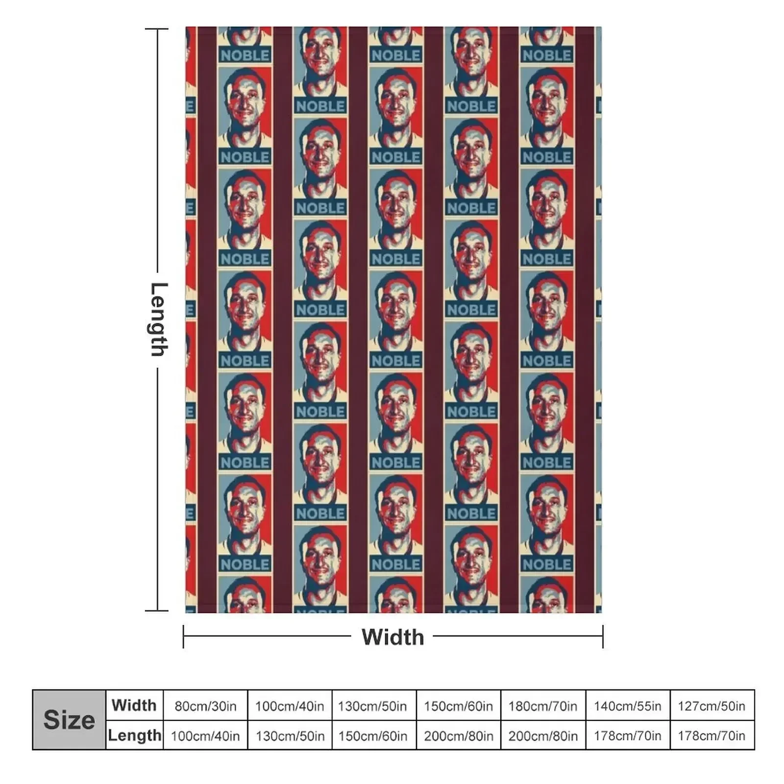 Mark Noble (Hope) Throw Blanket couch cozy soft plush fuzzy picnic outdoor blanket