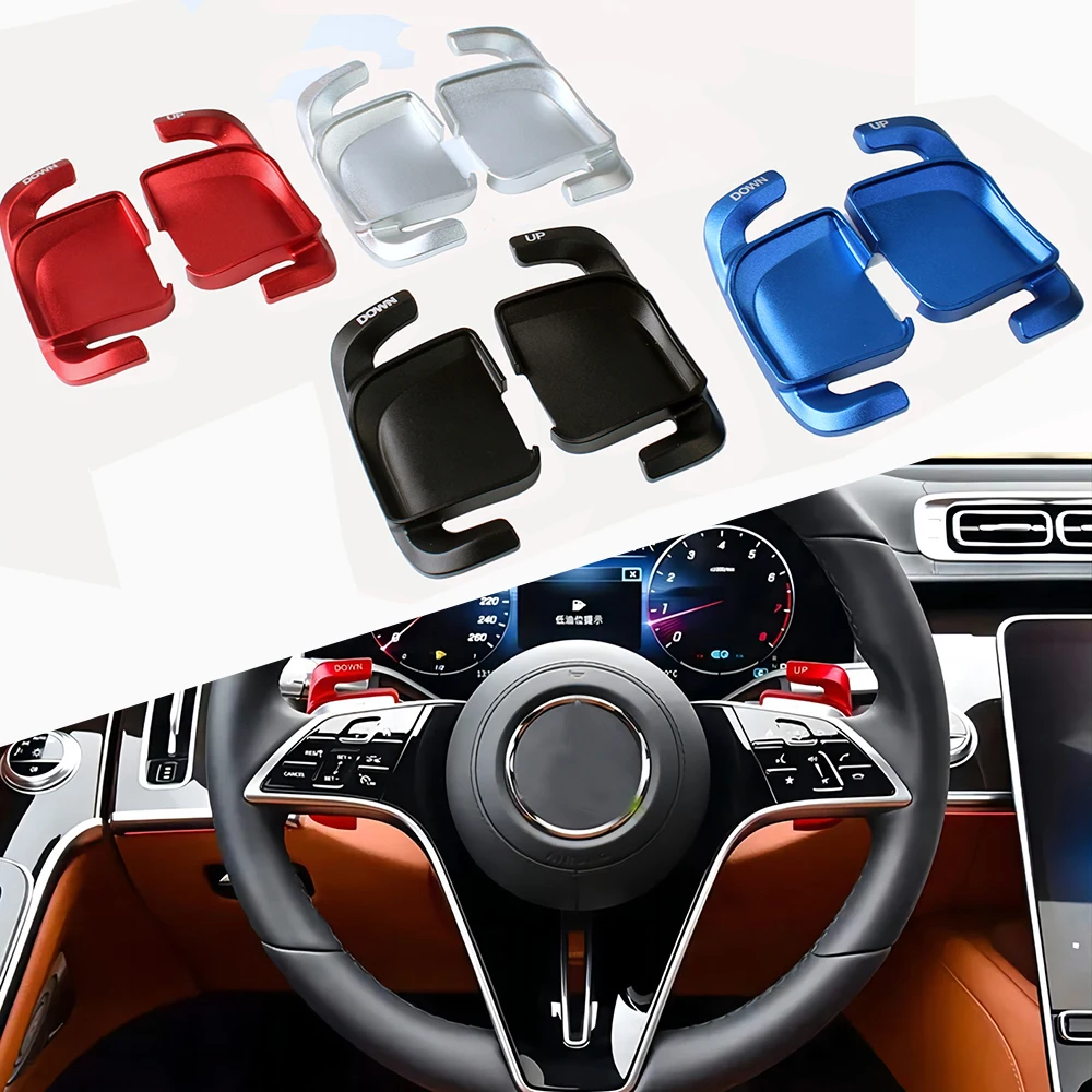 

Автомобильный рычаг переключения рулевого колеса, удлинитель рулевого колеса, алюминиевый рычаг переключения для Benz C/E/S-Class W206 S206 X206 W213 S213 C238 A238 W223