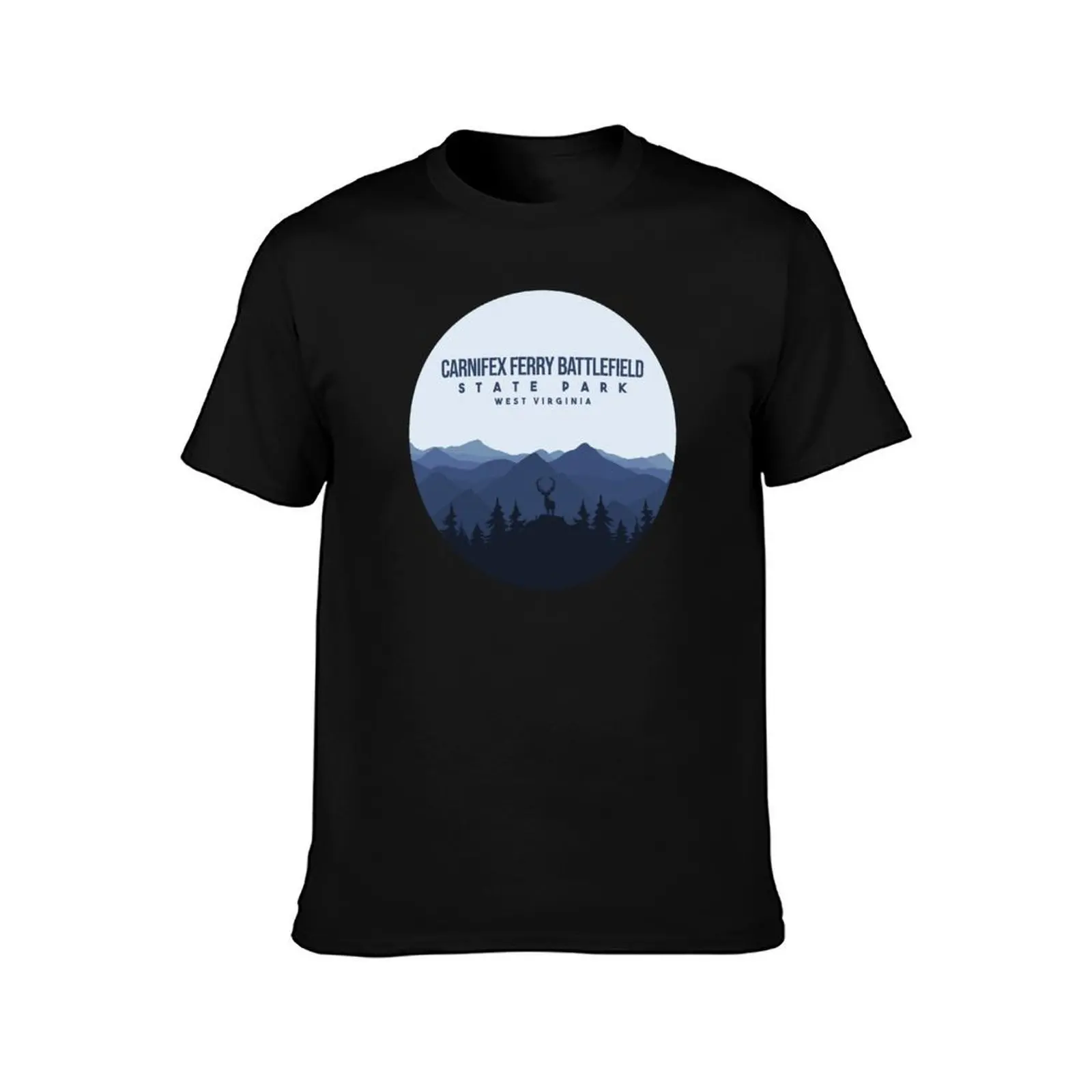 Carnifex Ferry Battlefield State Park West Virginia T-Shirt, Summer Casual Cotton Tee, Oversized Streetwear Tops, 100% Cotton