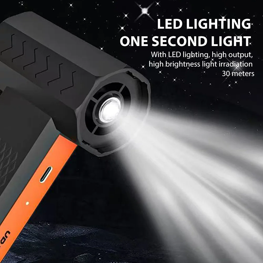 110000RPM 브러시리스 모터 전기 터보 제트 팬 고속 터보 강력 팬 10000mAh 4단 조절 강력 먼지 제거기