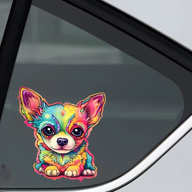 Chihuahua Dog Decal Sticker, Add Some Fun To Your Car With These Adorable Chihuahua Stickers!