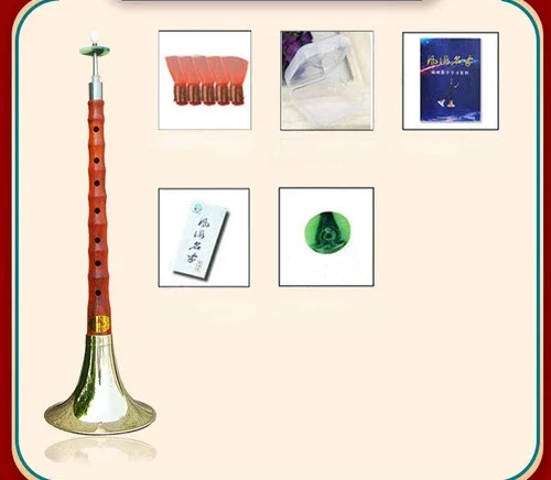 Instrument de musique à vent folklorique chinois de haute qualité, clé Suona/Shanai de D