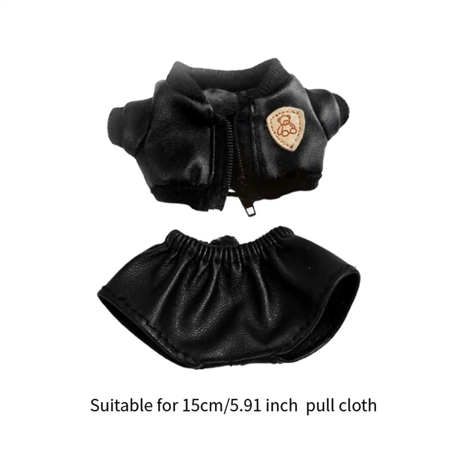Conjunto de roupas de bonecas diy artesanal fingir jogar moda boneca macia trajes de roupas para 15cm bonecas menina meninas meninos presente diy