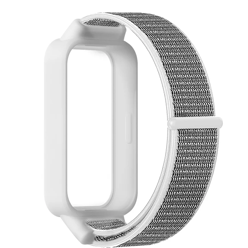 Armband + PC-Schutzhülle für Xiaomi Mi Band 9 Active, Sportarmband aus Nylon, Armband + Schutzhülle für Redmi Band 3. – Detail 8