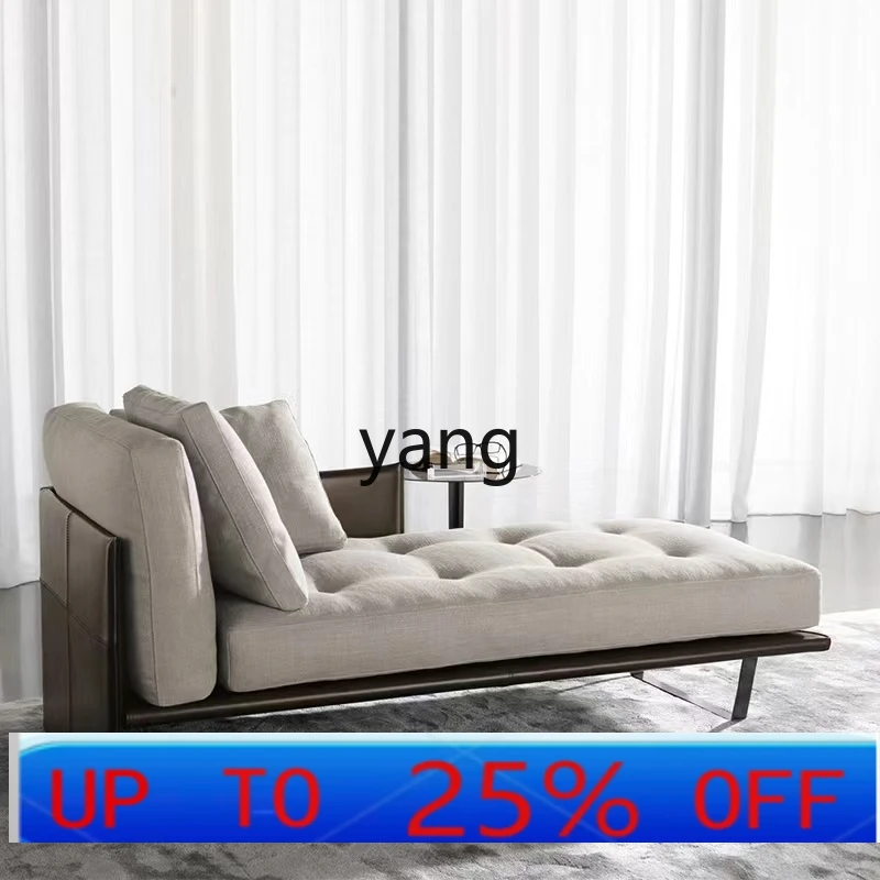 

Lmm imple modern leather fabric living room sofa leisure recliner