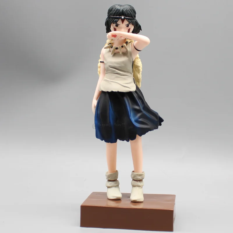 19cm Princess Mononoke Figure Princess Mononoke San Anime Figures Kawaii Girl Model Pvc Standing Doll Ornament Birthday Toy Gift