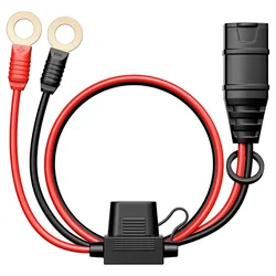 Chicote de fios 16AWG com terminais de ilhó X-Connect M6 para carregador de bateria Noco Fios macios de bateria NOCO Battery Tender,