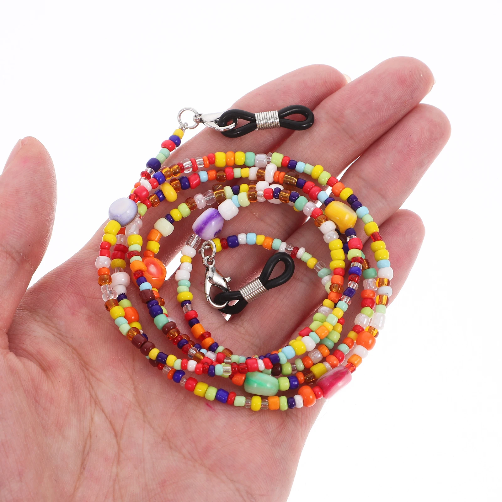 

Colorful Shell Glasses Chain Sturdy Eyeglass Beaded Chains Women Mask Lanyard Eye Glass Chains Stylish Necklace