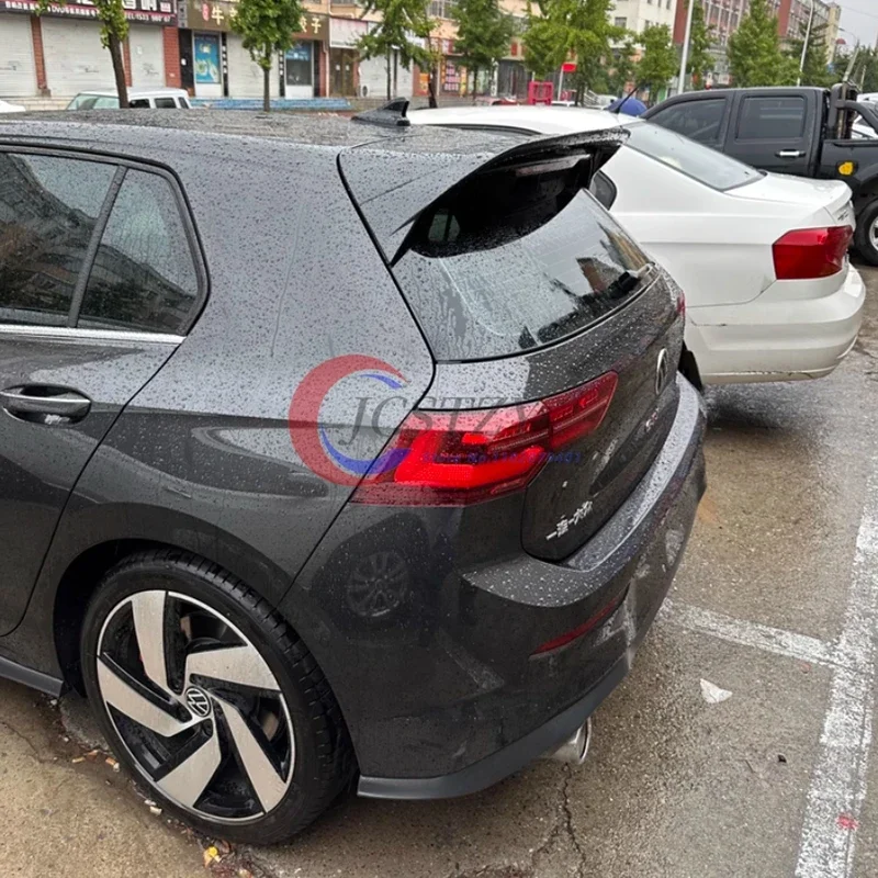 Car Rear Window Side Spoiler Canards Splitter For VW Golf 8 MK8 GTI GTD TSI TD Pro GTI Rline 2020-2023