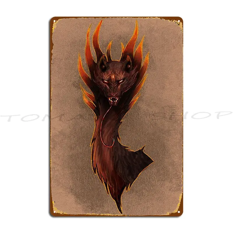 Wrath Of The Gods Wolf's Wrath The Host Of Valinor Metal Plaque Cinema Pub Decoration Garage Design  Tin Sign Poster