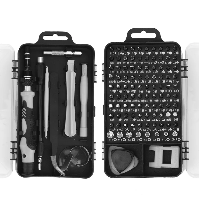 115 In 1 Screwdriver Set Multifunctional Watch Phone Repairing Removal Hand Tool Black/Yellow/Red/Purple