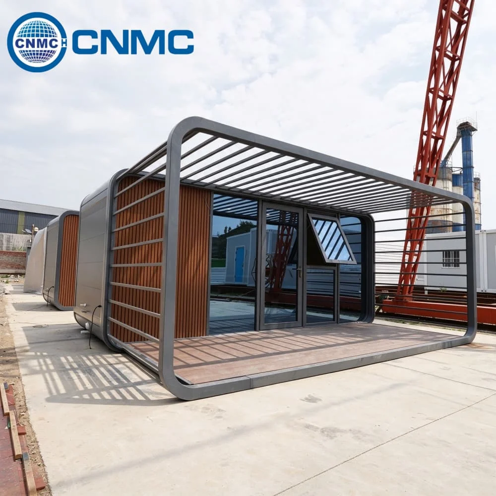 All Weather Apple Cabin Portable Modular Home Heat Insulation Waterproof Easy Relocate Prefab House For Outdoor Use