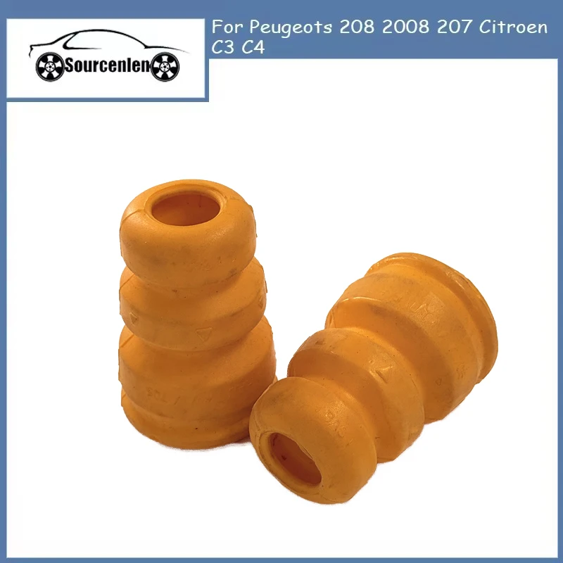 

2Pcs For Peugeots 208 2008 207 Citroen C3 C4 Front Shock Absorber Buffer Block 5033E3 9676408280