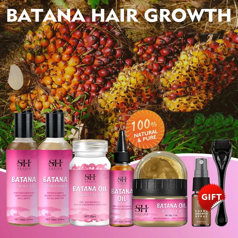 

Natural 100% Pure Batana Oil For Hair Growth Batana Oil Butter Hair Mask From Honduras Hair Loss Treatment For Black Men & Women