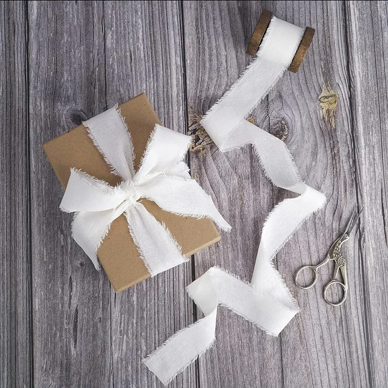Solid Color Cotton Ribbon, 3.8cm x 5 Yards