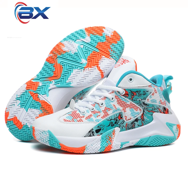 2023 New children's and adult outdoor sports basketball shoes non-slip soles highest quality basketball shoes 36-46 size