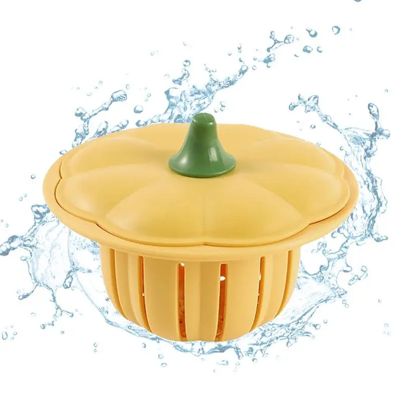 Kitchen Sink Stopper Kitchen Drain Pumpkin Stopper Strainer Anti-Clogging Pumpkin Sink Filter Sink Strainer Basket For Kitchen