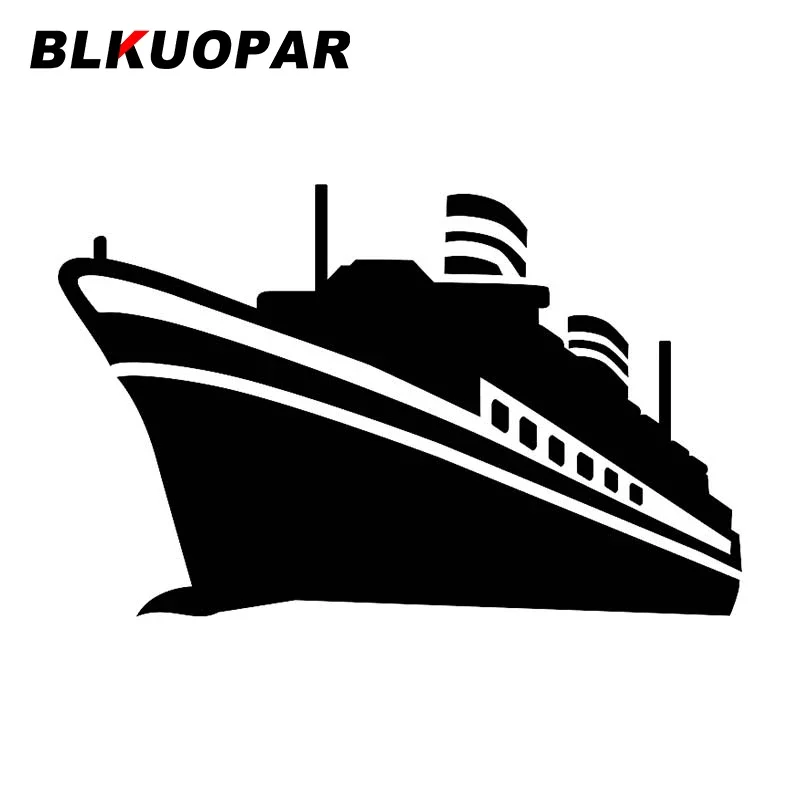 

BLKUOPAR for Cruise Ship Car Sticker Creative Occlusion Scratch Decal Waterproof Street Signs Laptop Surfboard Car Styling