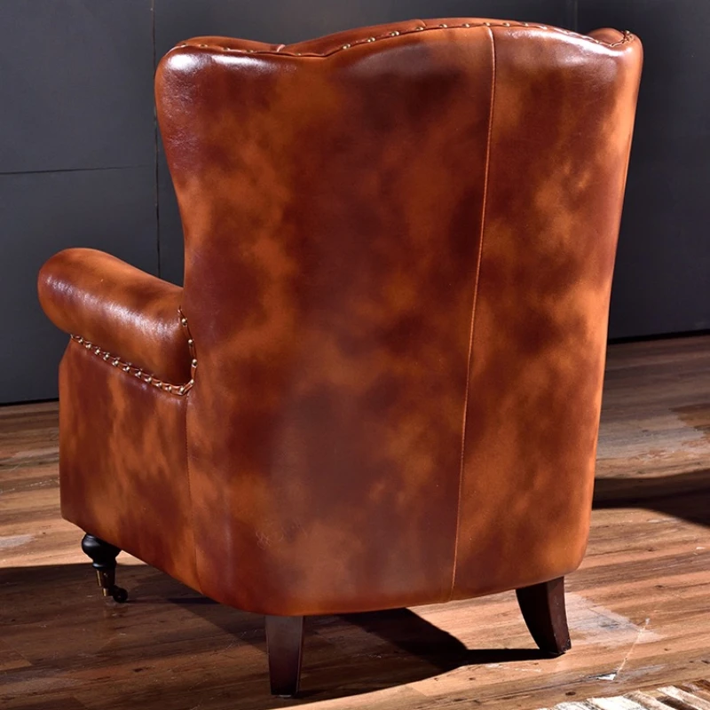 خدمة الظهر أريكة كرسي ريترو مصمم أريكة واحدة فاخرة صالة المنزل Woonkamer Banken Princess Nordic Muebles أثاث فريد من نوعه #2
