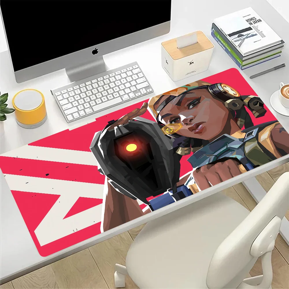 VALORANT Raze Large Mouse Pad Gaming Mousepad PC Gamer Computer Office Mouse Mat Silicone Keyboard Mat Desk Pad Laptop Mausepad