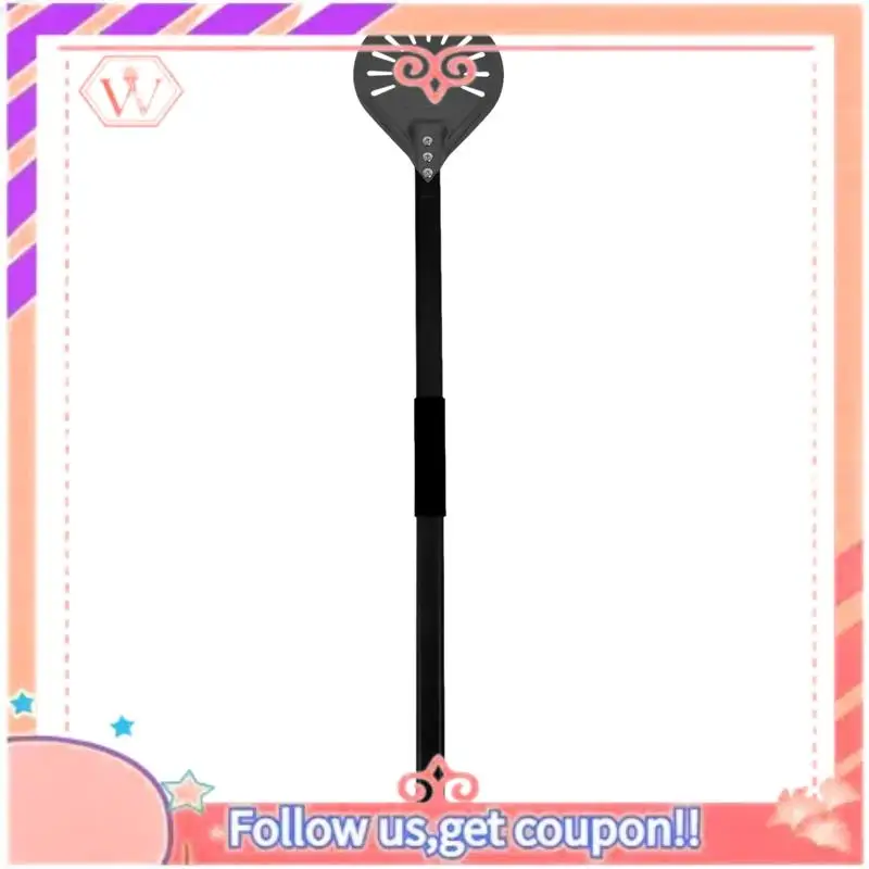 Upgraded Metal Pizza Turning Peel Oversize Professional Long Round Pizza Tool Aluminum Adjustable Pastry Removable Handle