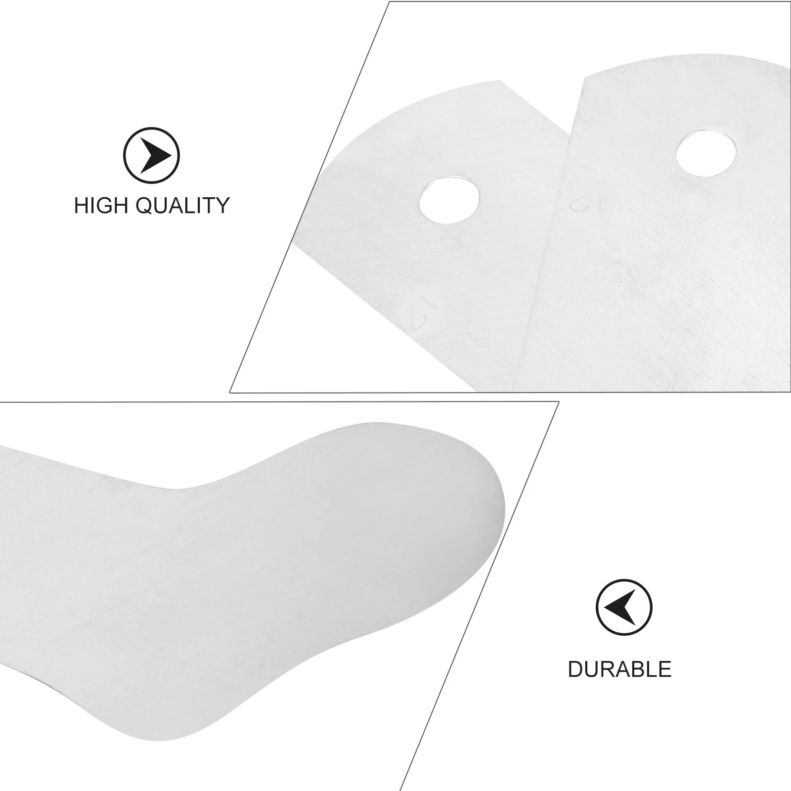 

2Pcs Sock Press Inserts Aluminum Sock Boards for Heat Press Transfer Dye Sublimation Flat Straightening Tool for DIY Printing