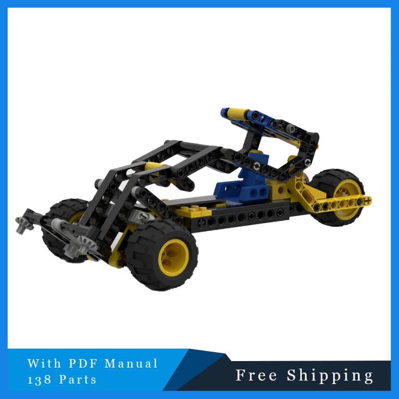 138 PTS désert vitesse course technique modulaire MOC bloc de construction créatif modèle enfants bricolage assemblage Puzzle cadeaux de noël